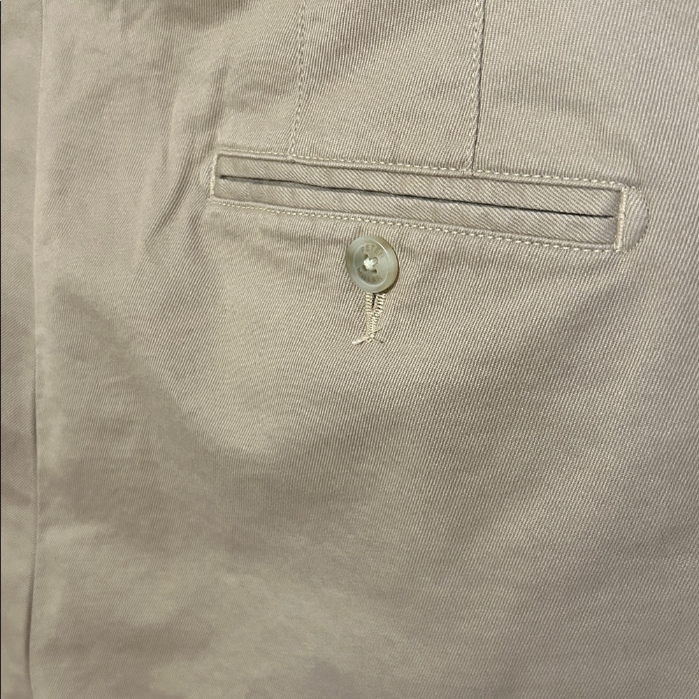 Peter Millar Crown Pilot Twill Trousers Flat Front Khaki Pants Size 35 
Z - Picture 8 of 13